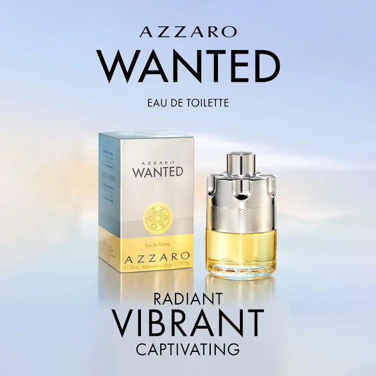 Azzaro Wanted Eau de Toilette for Men – 3.3 Fl oz (100 ml)